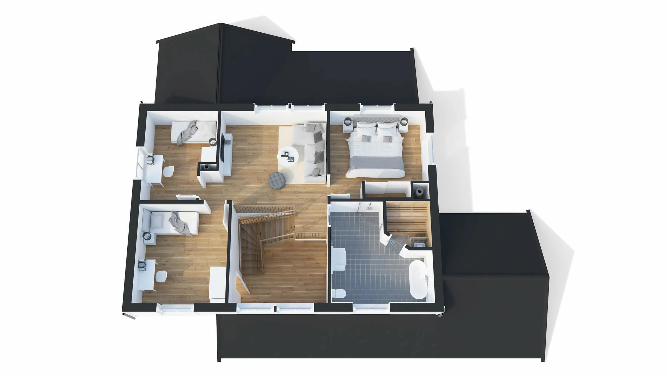 trivselhus villa tylösand planlösning