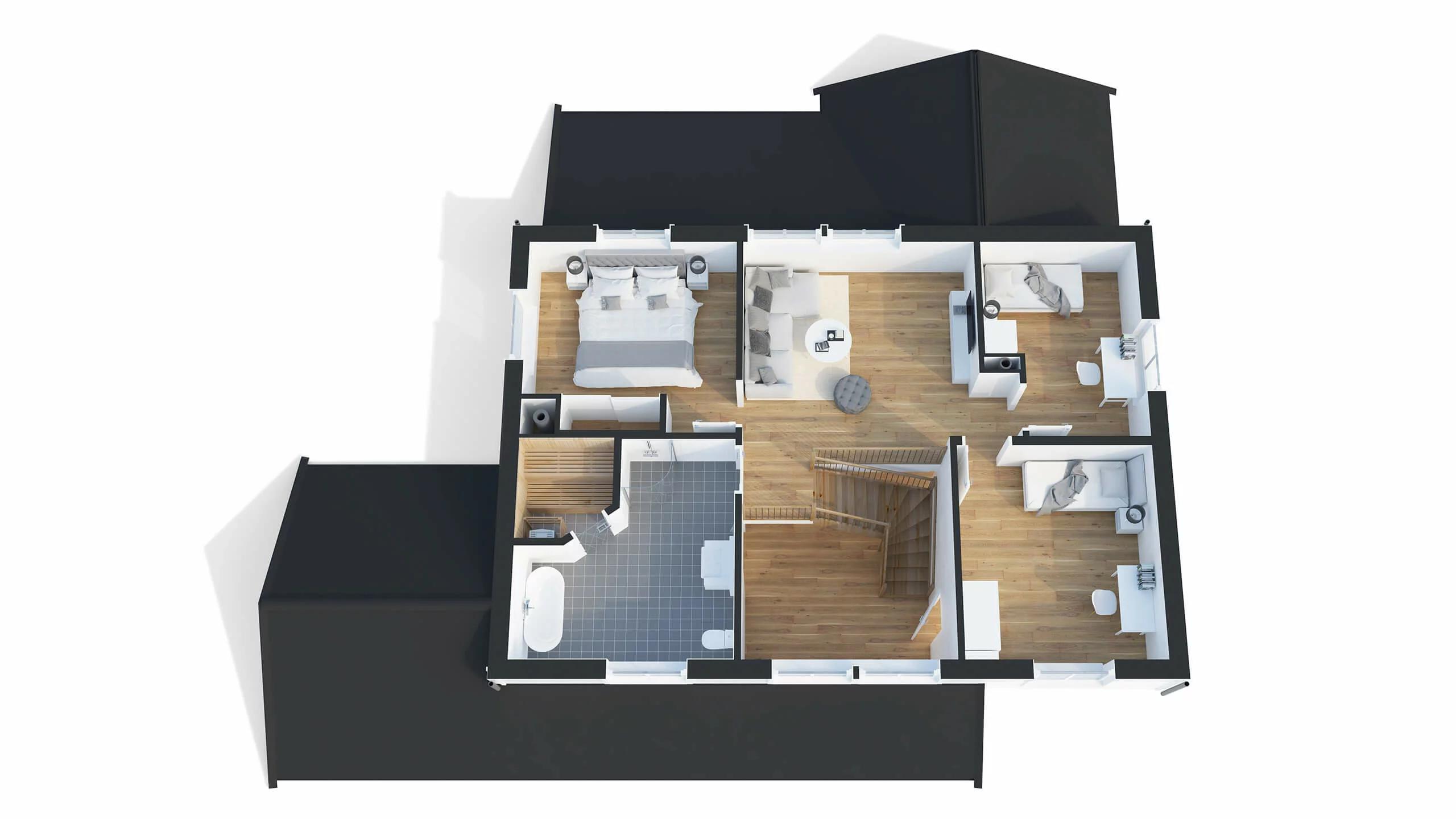 trivselhus villa tylösand planlösning