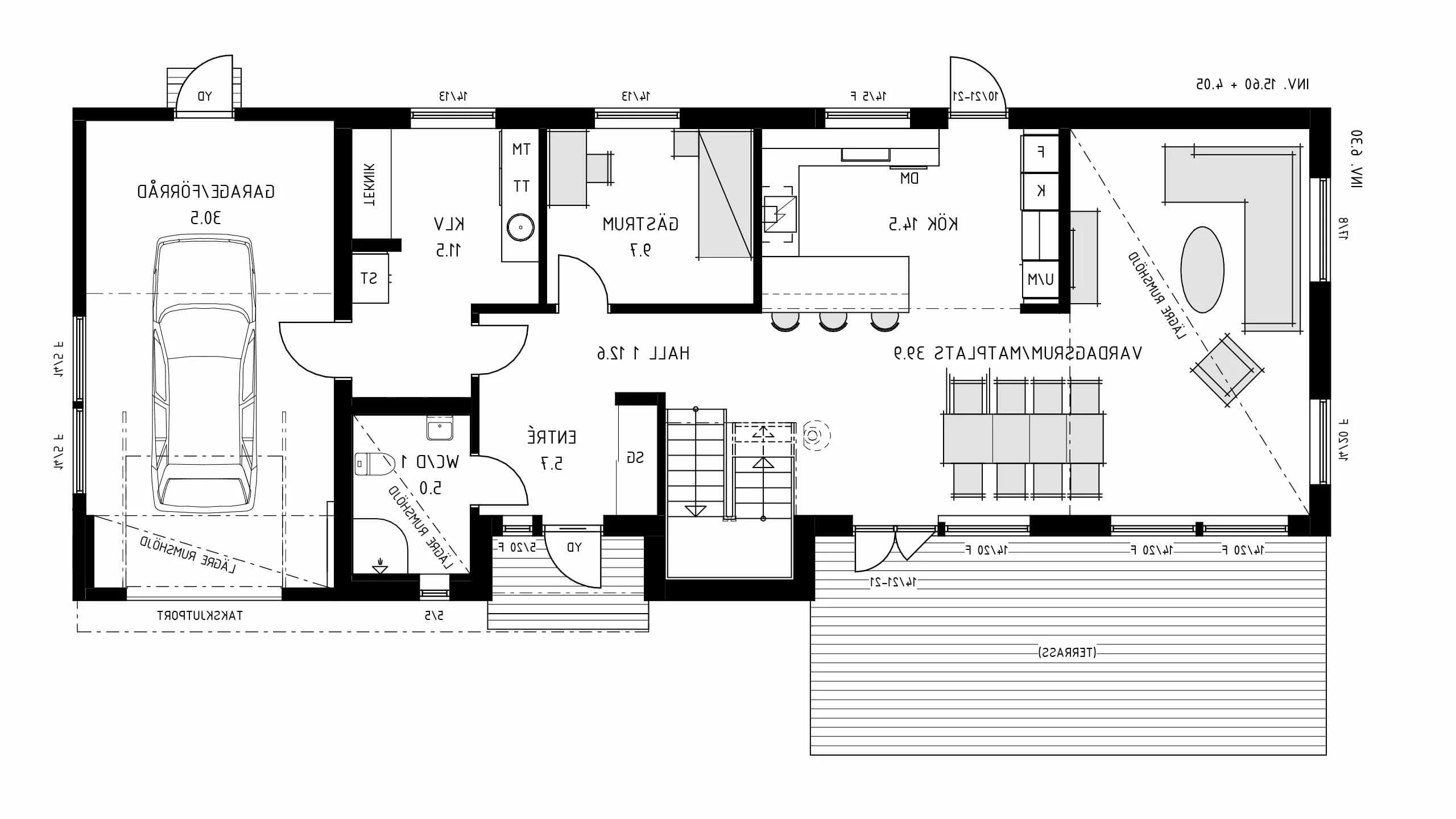 trivselhus villa värmdö planlösning