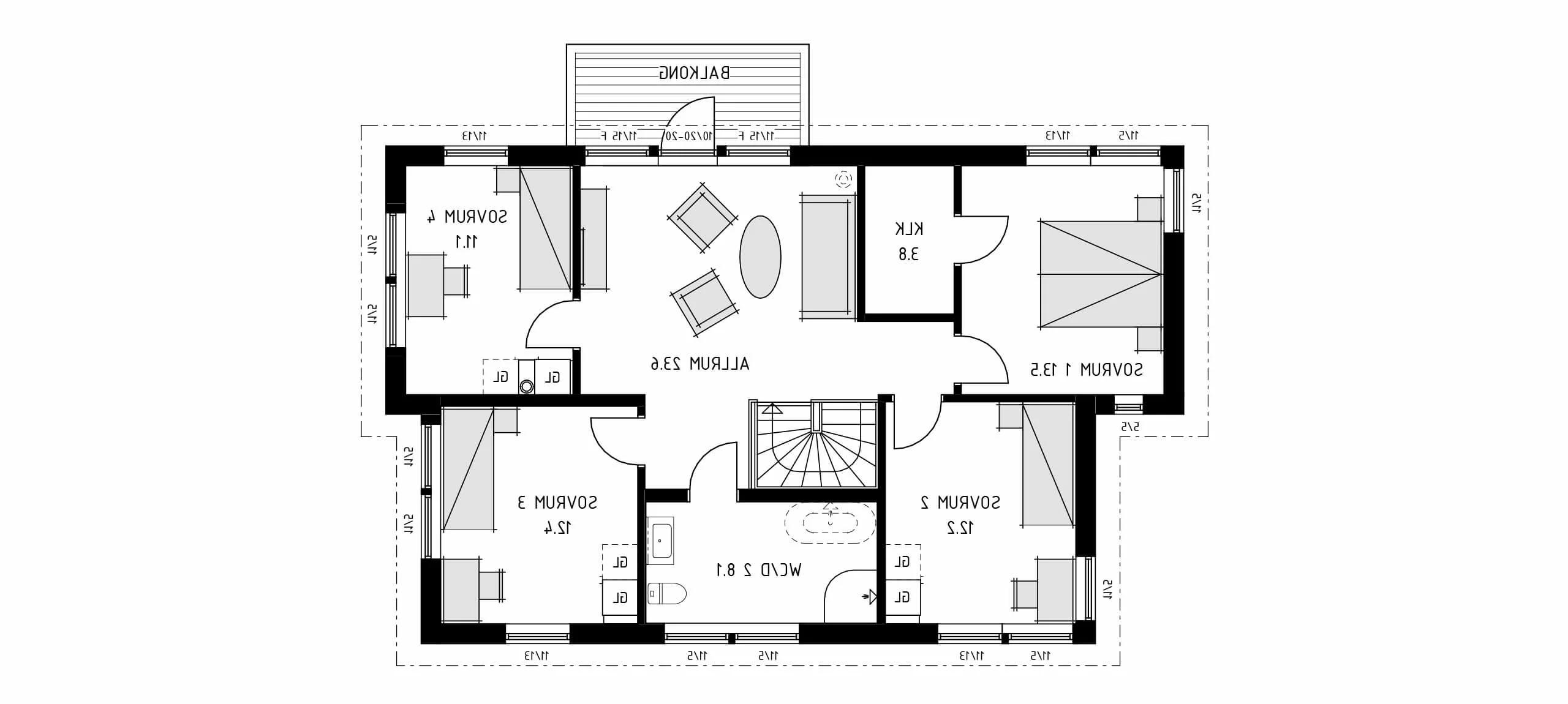 trivselhus villa västerås planlösning