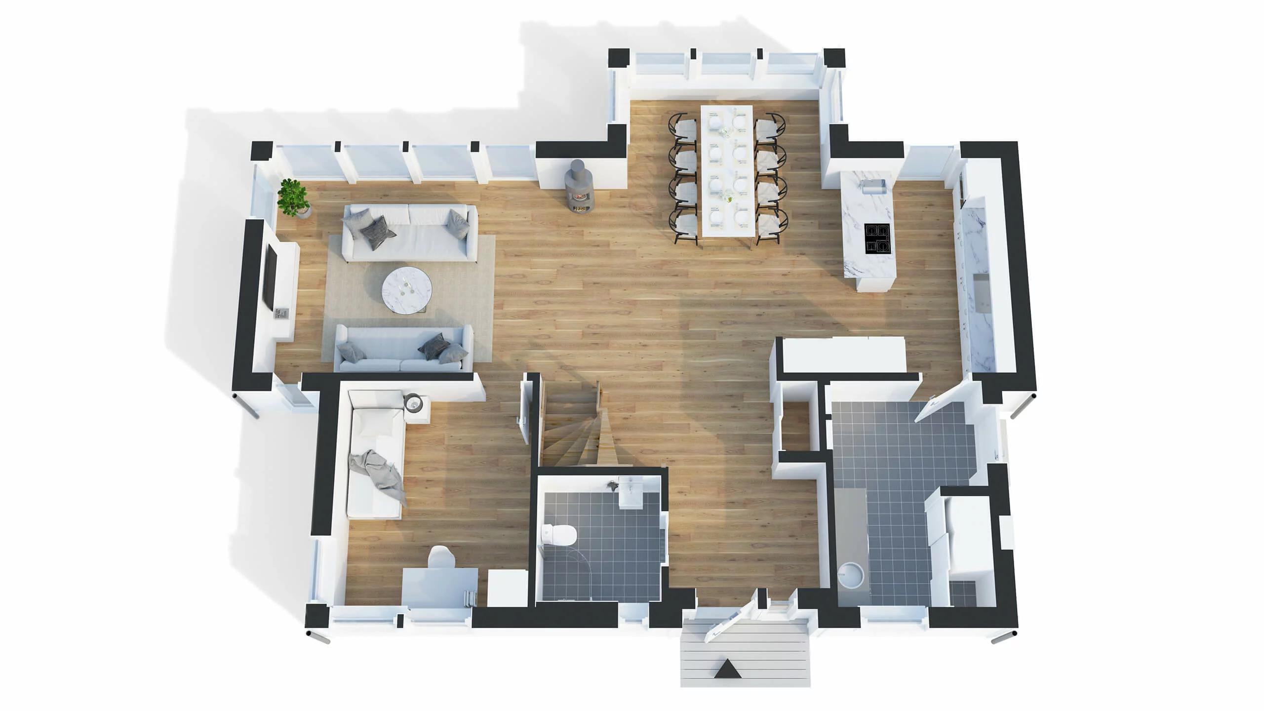 trivselhus villa västerås planlösning