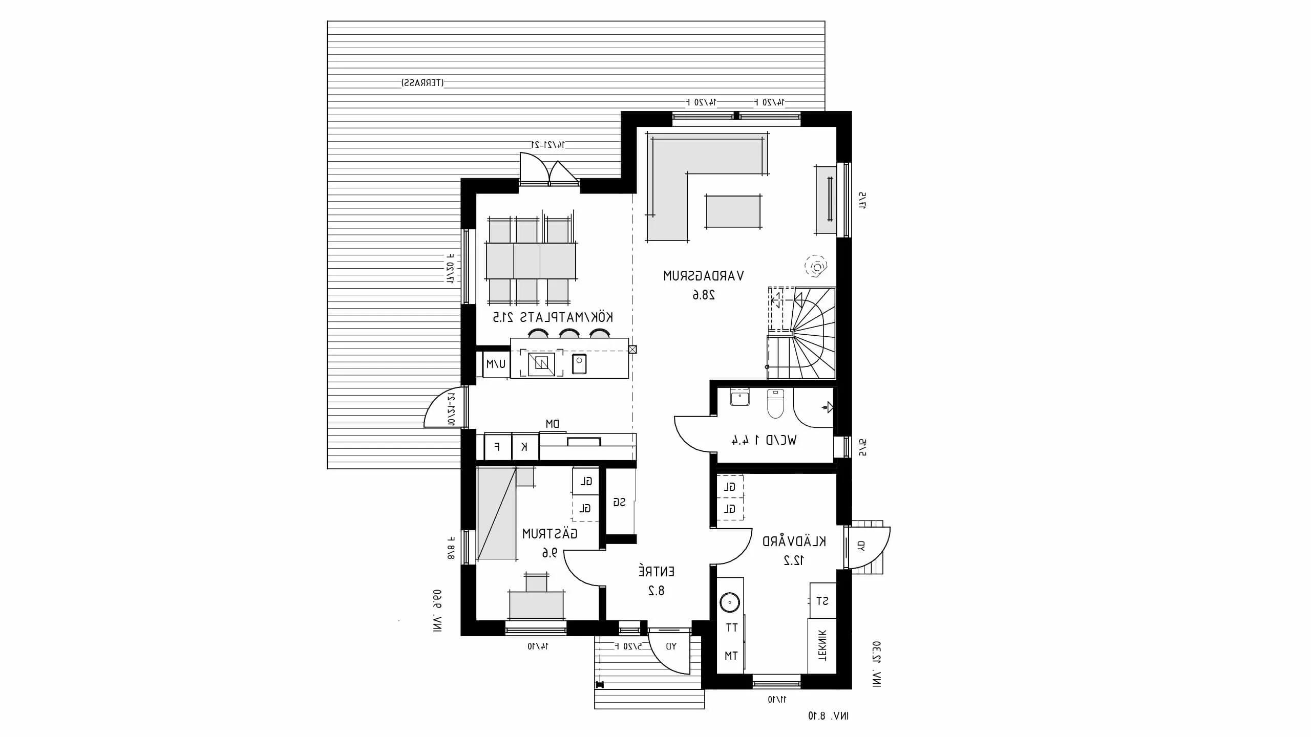 trivselhus villa vindö planlösning