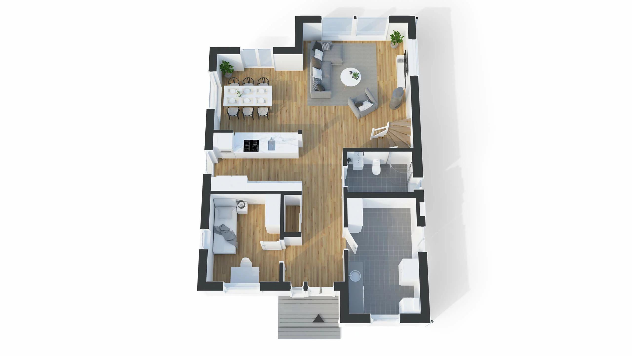 trivselhus villa vindö planlösning