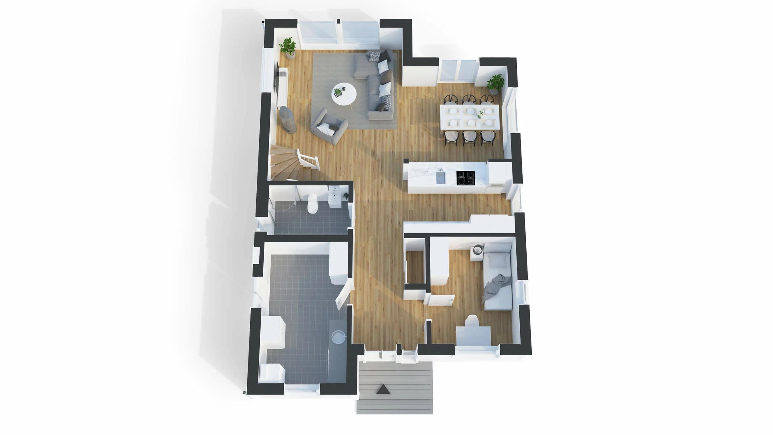 trivselhus villa vindö planlösning