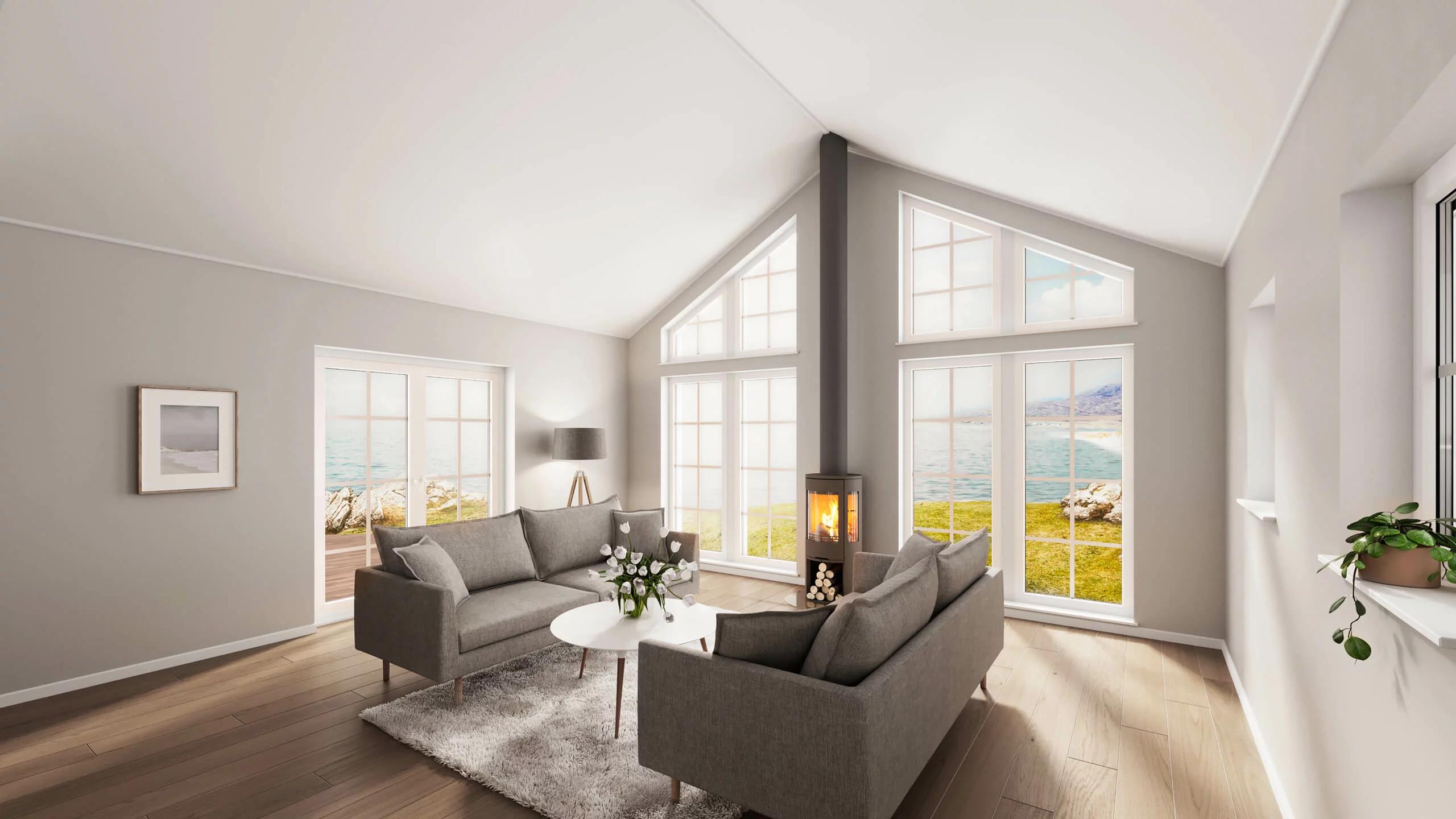 trivselhus villa bråviken interiör