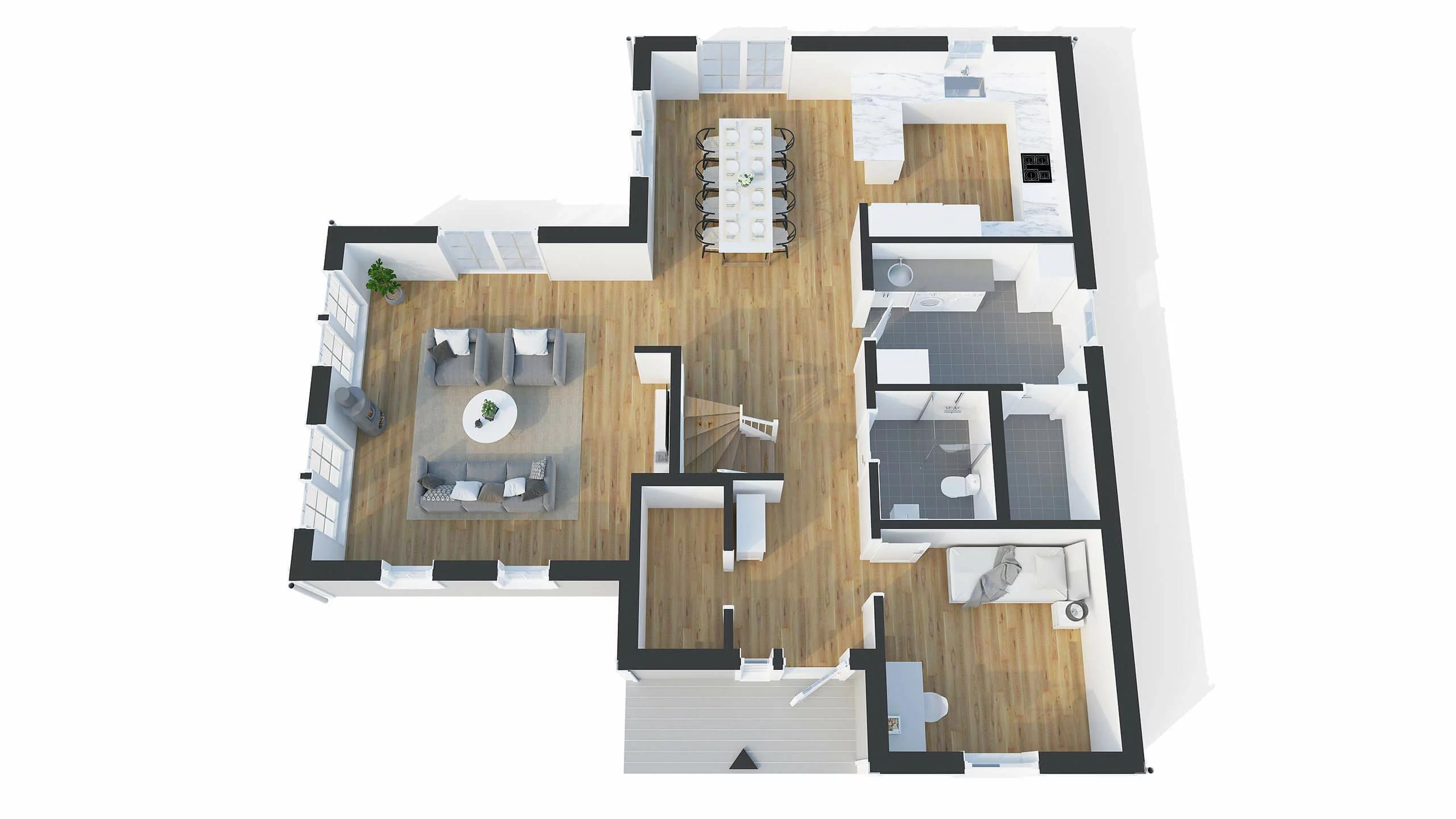 trivselhus villa bråviken planlösning