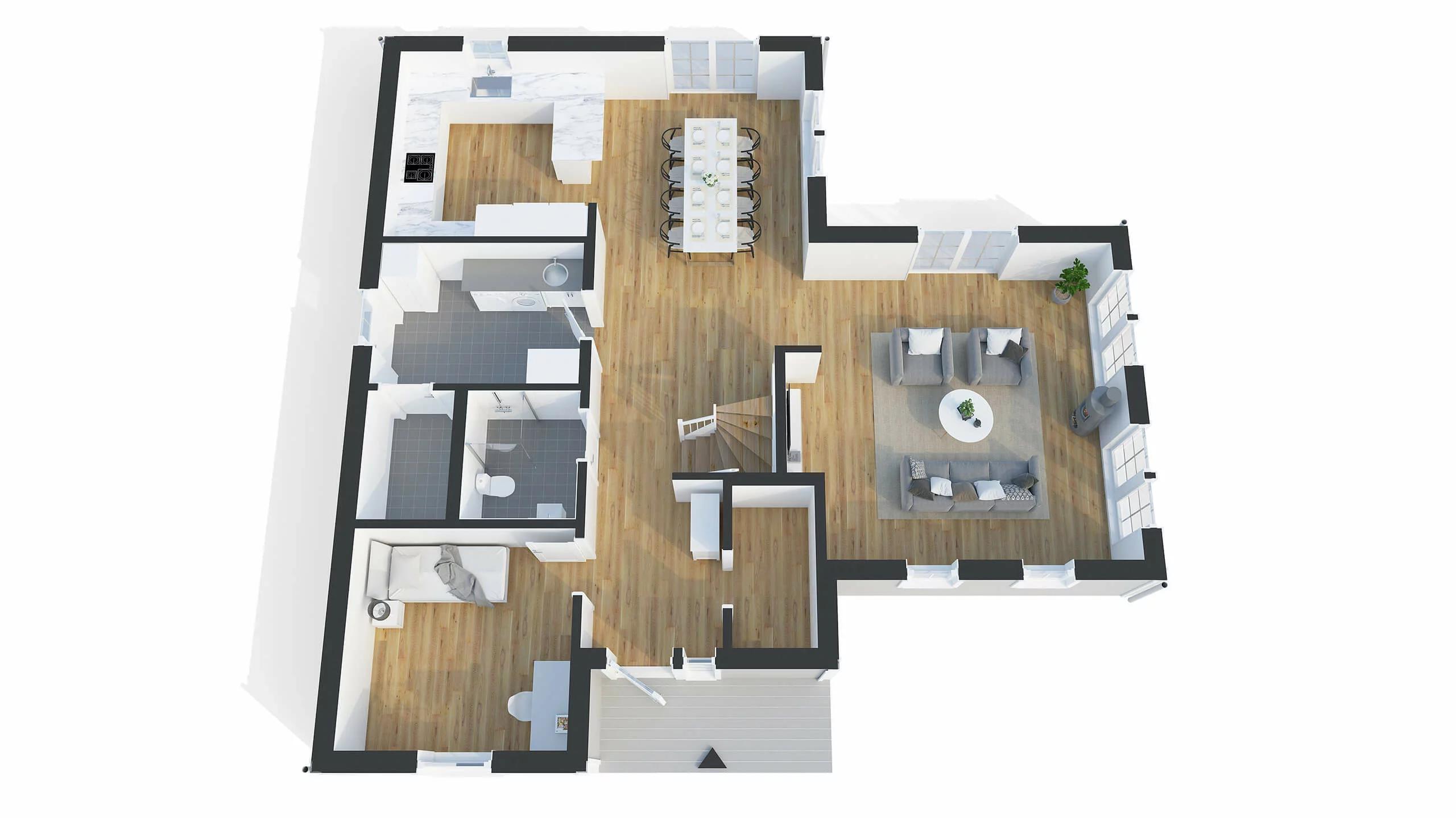 trivselhus villa bråviken planlösning
