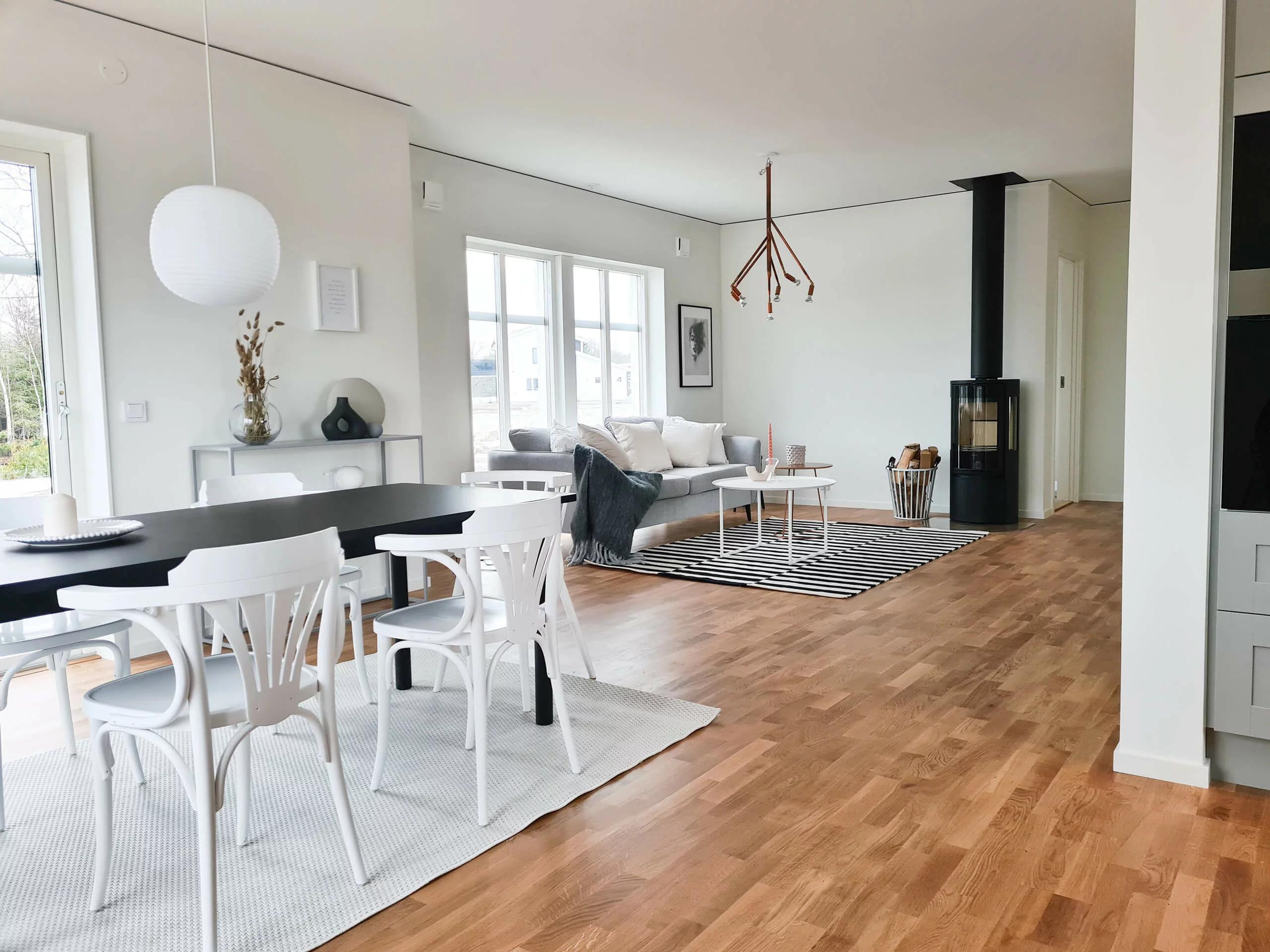 trivselhus stella 170 vardagsrum bygga hus