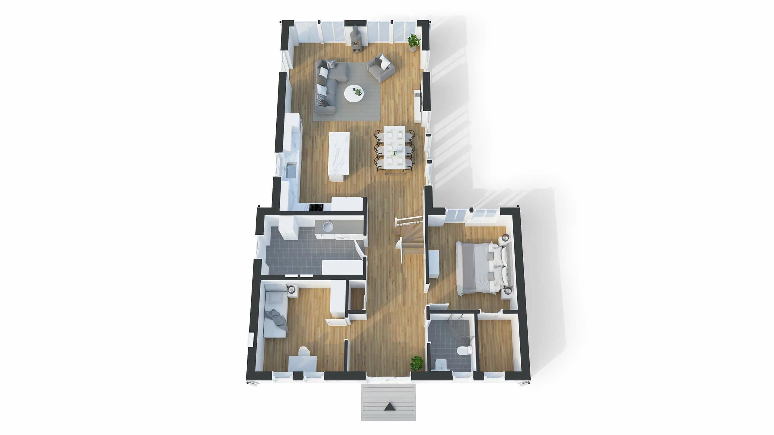 trivselhus villa vadstena planlösning