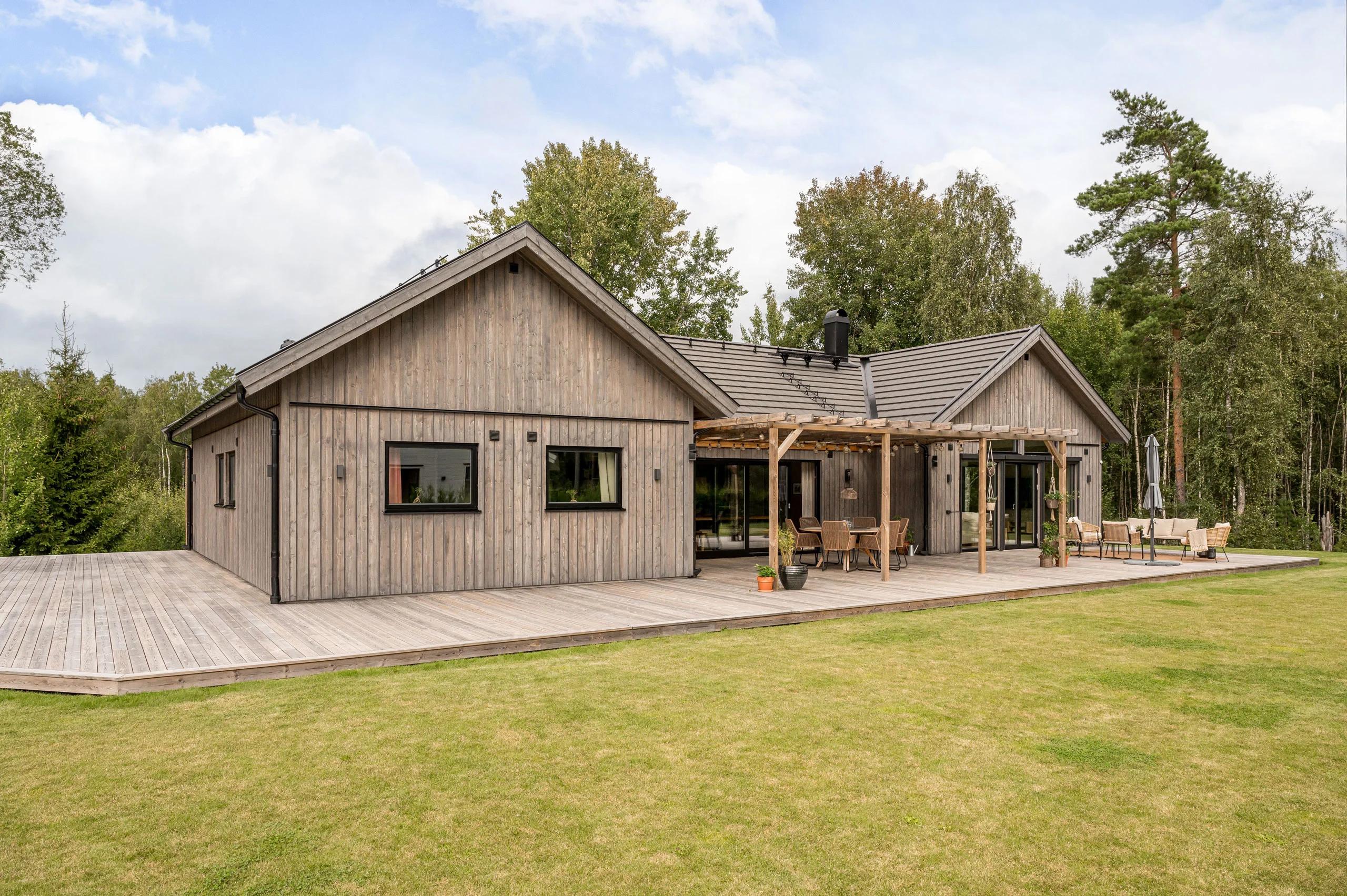 trivselhus enplanshus h-hus villa nättraby